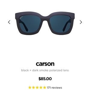Diff: Carson - Black + Dark Smoke Polarized Lens